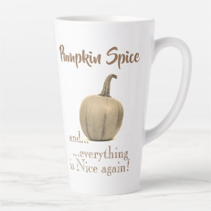 Trendy Golden Pumpkin Spice  Latte Mug