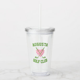Trendy Golf Social Club Acrylic Tumbler