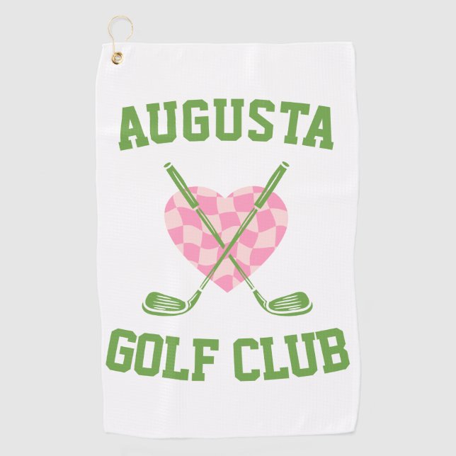 Trendy Golf Social Club Golf Towel (Front)