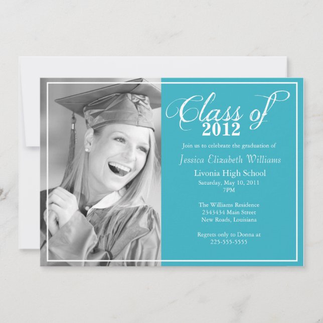 Trendy Graduation Invitation (Front)