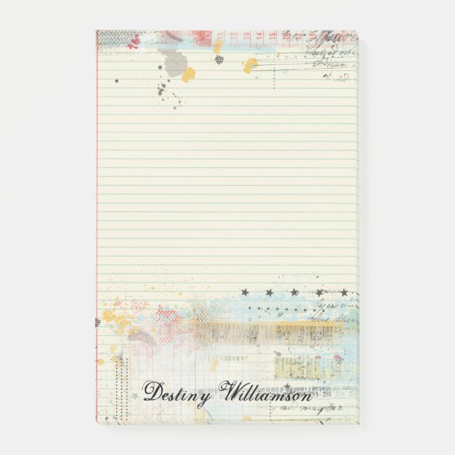 Trendy Graffiti Note Paper High School (Front)