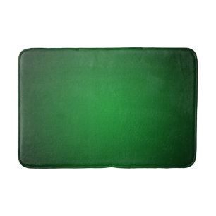Trendy Grainy Green-Black Vignette Bath Mat