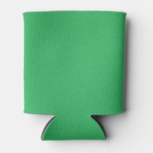 Trendy Green Grainy Background Can Cooler