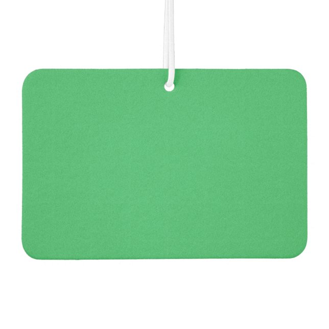 Trendy Green Grainy Background Car Air Freshener (Front)