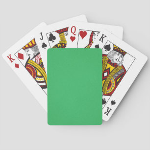 Trendy Green Grainy Background Playing Cards