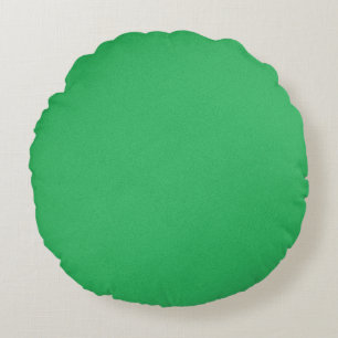 Trendy Green Grainy Background Round Cushion