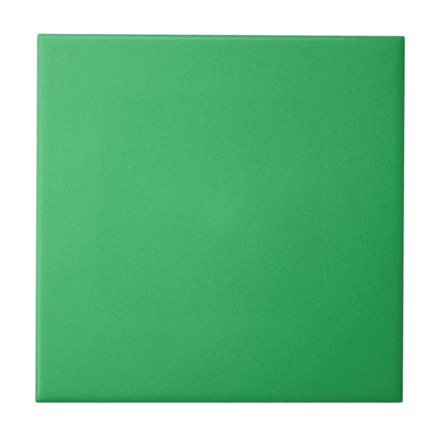 Trendy Green Grainy Background Tile (Front)