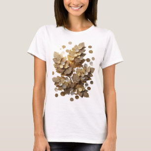 Trendy Grey ABSTRACT ART Fashion Print T-Shirt