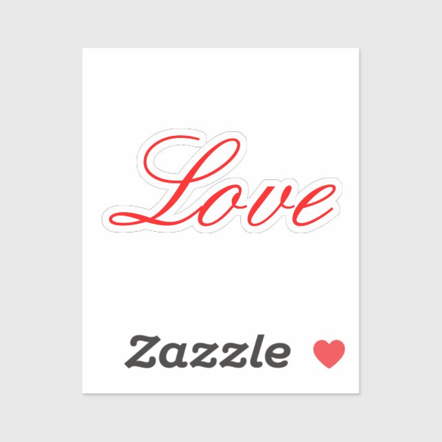 Trendy Grey Background Red Love Wedding (Sheet)