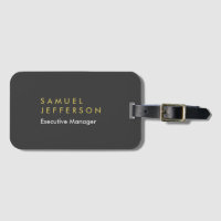 Trendy grey black professional plain modern