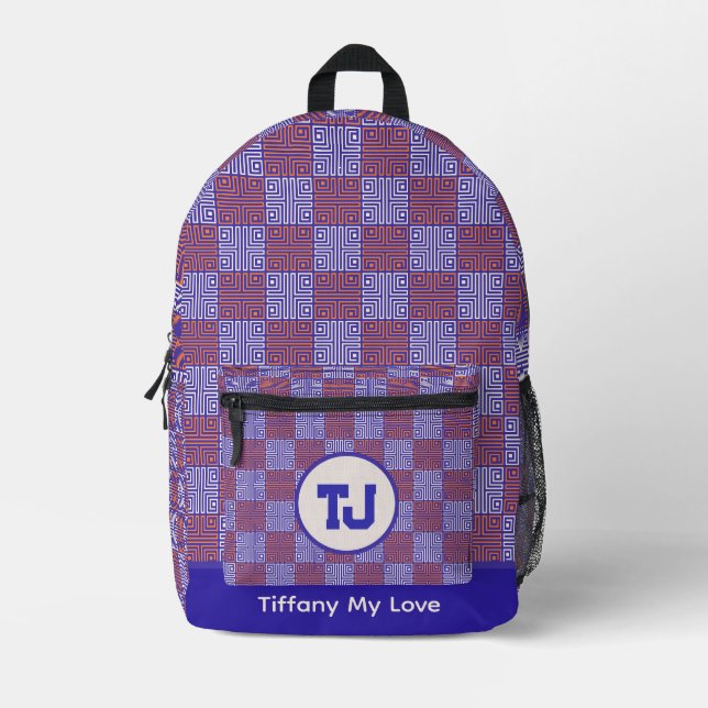 Trendy Groomsmen Travel Backpack For Boys (Front)