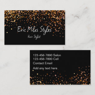 Trendy Hair Stylist Affordable Business Cards