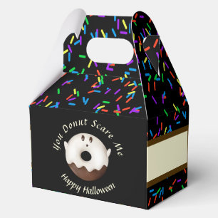 Trendy Halloween Spooky Boo Ghost Doughnut Party Favour Box
