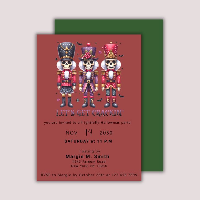 Trendy Hallowmas Party Halloween Christmas Invitation (Creator Uploaded)