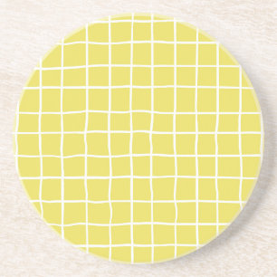Trendy Hand Drawn Ink Shapes Coaster