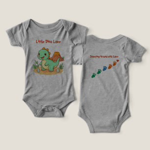Trendy Happy Dino Toddler T-shirt