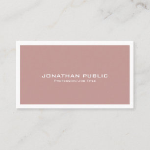 Trendy Harmonic Colours Professional Elegant Plain Business Card