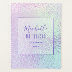 Trendy Holographic Professional Chic Business 2022 Planner