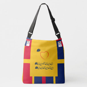 Trendy Honey Yellow Hawkeye Country Crossbody Bag