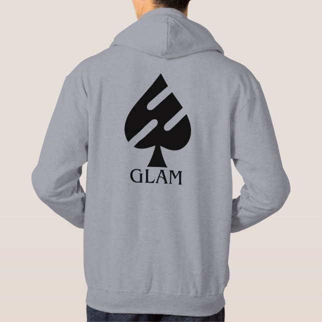 Trendy hoodie with unique style (Back)