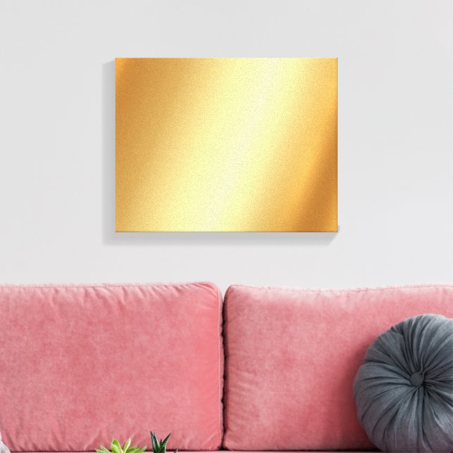 Trendy Horizontal Gold Background For Your Photo Canvas Print (Insitu(LivingRoom))