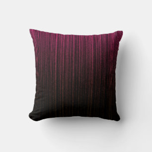 Trendy Hot Pink and Black Cushion