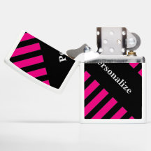 Trendy Hot Pink Stripes