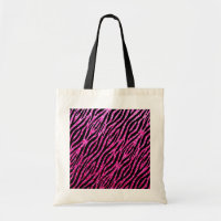 Trendy Hot Pink Zebra Print Glitz Glitter Sparkles