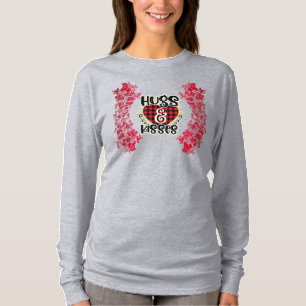 Trendy Hugs And Kisses Valentines Day Long Sleeve T-Shirt