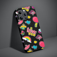 Trendy I Love You Colourful Modern Girly Y2K