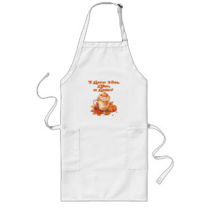Trendy "I Love You, Like, a Latte"  Long Apron