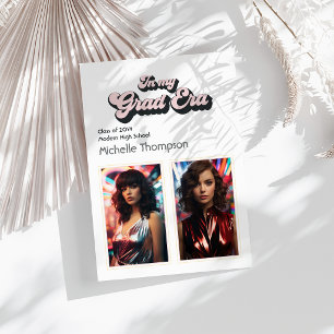 Trendy In My Grad Era Graduation Party Invitation