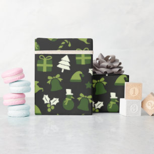 Trendy Initial Premium Sophisticated Teen Birthday Wrapping Paper
