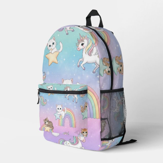 Trendy Kids School Backpack – Fun & Colourful (Back Corner Right)