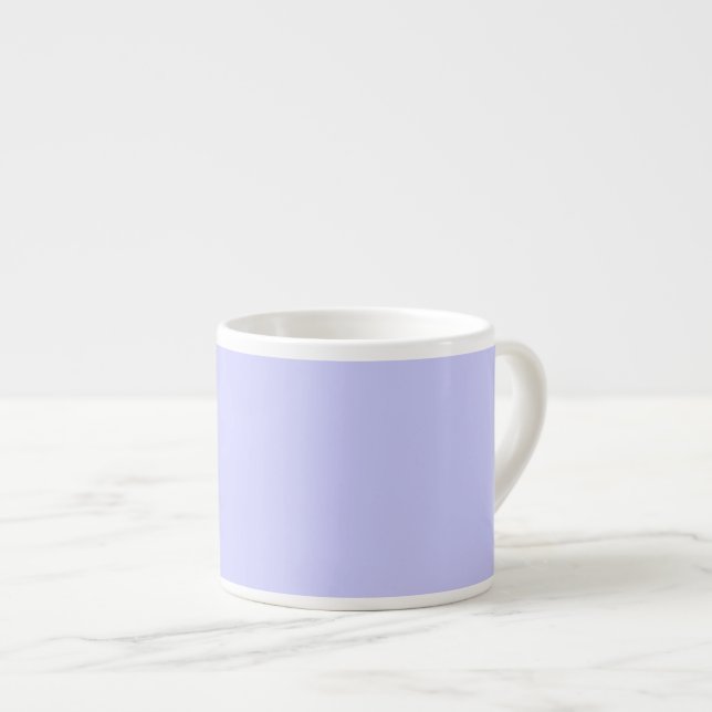 Trendy Lavender colour ready to customise Espresso Cup (Front Right)