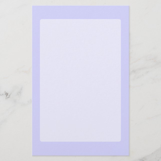 Trendy Lavender colour ready to customise Stationery (Front)