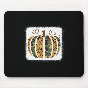 Trendy Leopard Camo Pumpkin Animal Print Cheetah F Mouse Pad