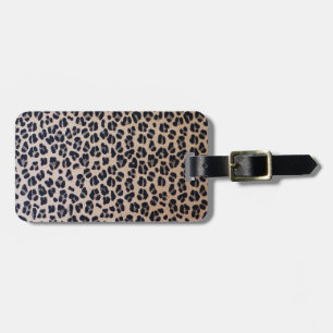 Trendy Leopard Print Travel Luggage Tag