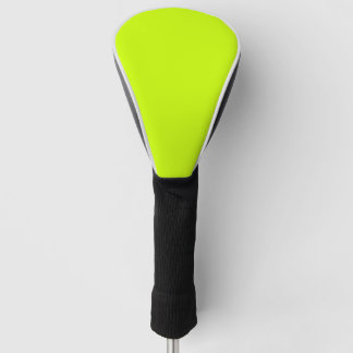 Trendy Lime Zest Solid Colour Golf Head Cover