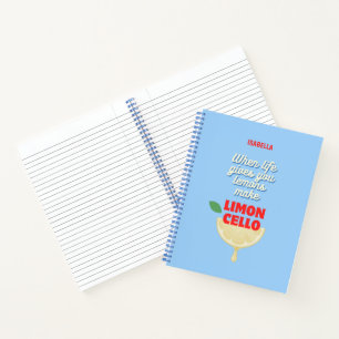Trendy Limoncello Quote  Notebook