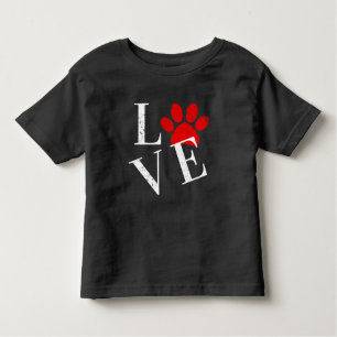 TRENDY LOVE DOG PAW TODDLER T-Shirt