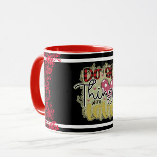 Trendy Love Glitter Valentines Day Mug