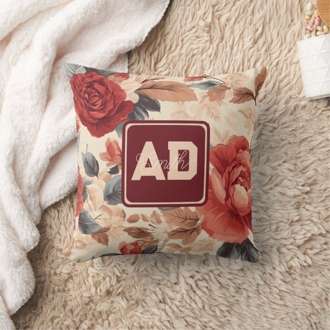 Trendy Luxurious Rose Family Pillow (Blanket)