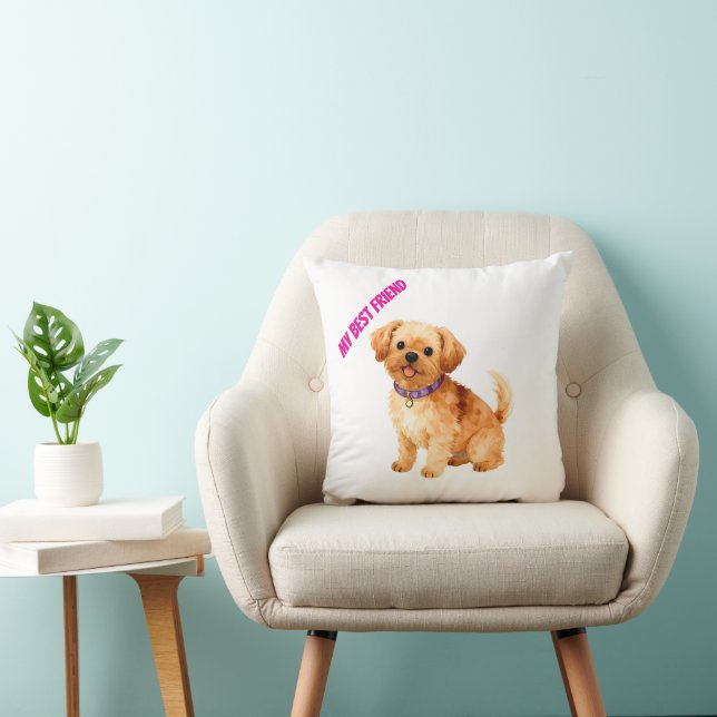 Trendy Luxury Grooming Dog Personalized Collection Cushion (Chair)