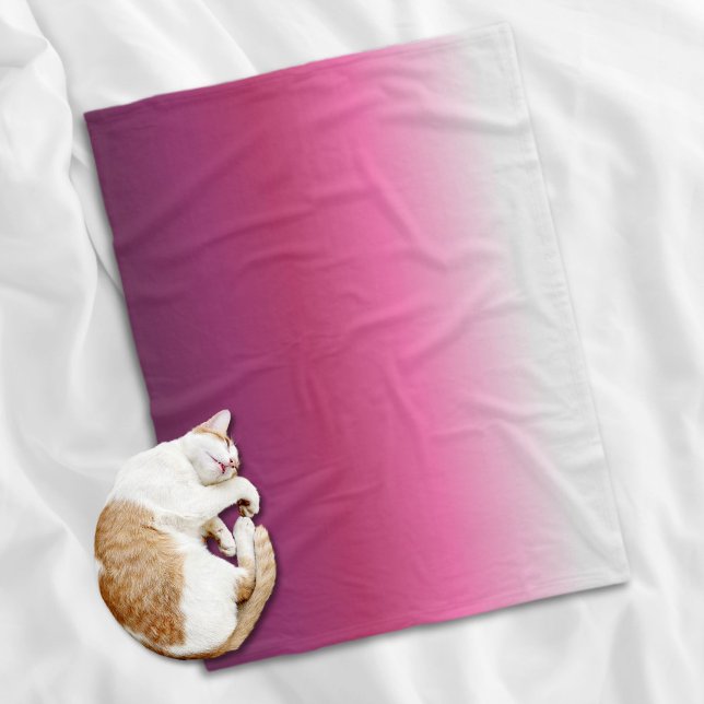 trendy magenta maroon marsala burgundy ombre fleece blanket (trendy magenta maroon marsala burgundy ombre fleece blanket)