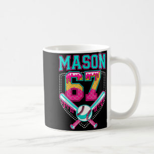 Trendy Mason 67 Mem Ice Cream Drip Baseball Birthd Coffee Mug