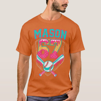 Trendy Mason 67 Mem Ice Cream Drip Baseball Birthd T-Shirt