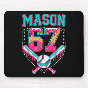 Trendy Mason 67 Mem Ice Cream Drip Bysebyll Birthd Mouse Pad