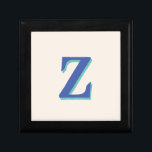Trendy Medium Blue 3D Initial Letter | Linen Colou Gift Box<br><div class="desc">Trendy Medium Blue 3D (Light Teal Shades) Initial Letter | Linen Colour. You can choose to add your initial or the initial of a loved one. Whether it's a heartfelt gift for someone dear to you or a personal treat, the choice is yours. You can also remove the personalisation and...</div>