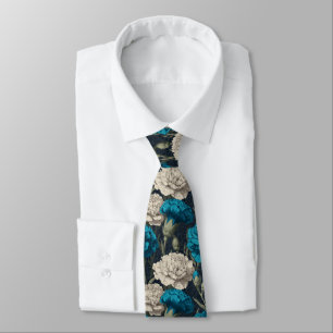 Trendy Mens Accessories Carnation Floral Tie